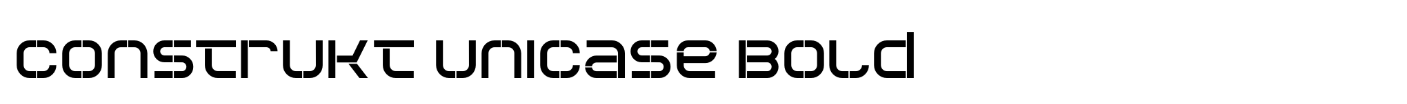 Construkt Unicase Bold image